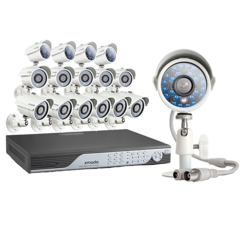 16 Channel Real-Time DVR Security System with 2TB HDD & 16 700TVL