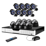 16CH H.264 DVR System with 8 Bullet+8 Dome Sony