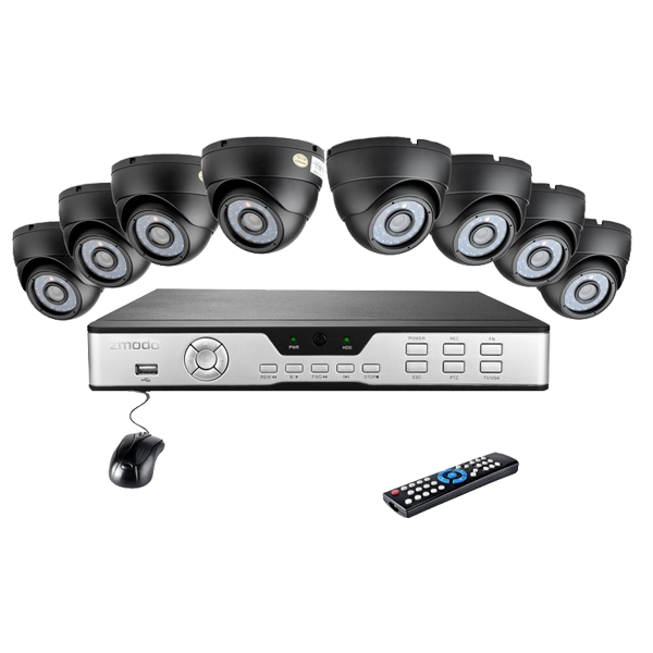 8CH H.264 Video Surveillance System & 8 600TVL Sony CCD Security System